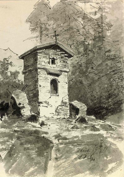 Obcestno znamenje pri Idrijin de Ladislav Benesch